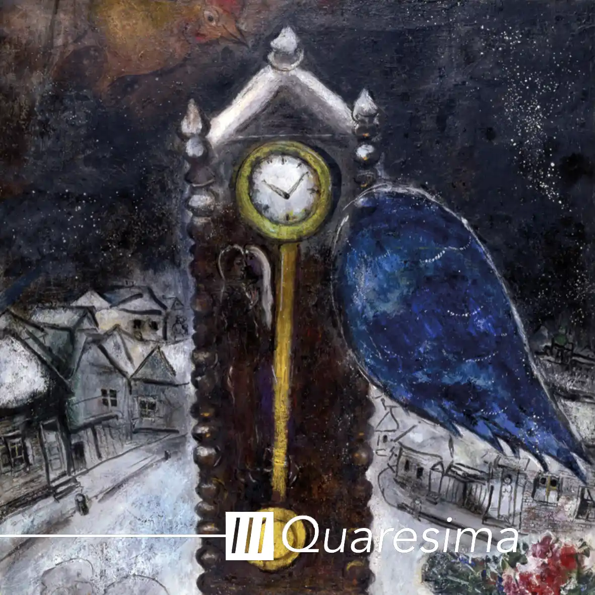 CHAGALL, Il pendolo e l'ala blu, 1949